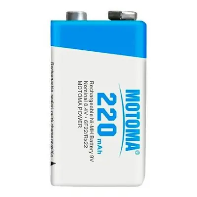 Bateria 9 Volt Recargable 220 mAh