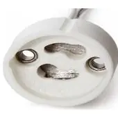 Portalampara Ceramico GU10 Con Cable