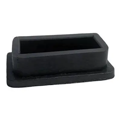 Regaton Rectangular Negro 15 x 20 mm