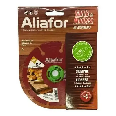 Disco para Amoladora Corte de Madera 115 x 4" 1/2 (Woody)