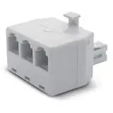 Adaptador Macho RJ-11 a 3 Hembras