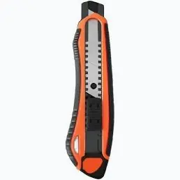 Cutter Retractril Mango de Goma 18 MM