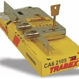 Cerradura Doble Paleta 2 Pernos - Trabex 2105