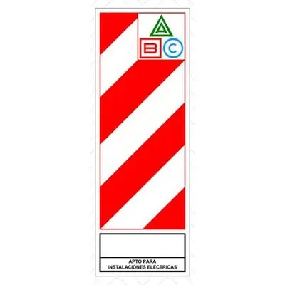 Cartel Baliza Matafuego para Pared