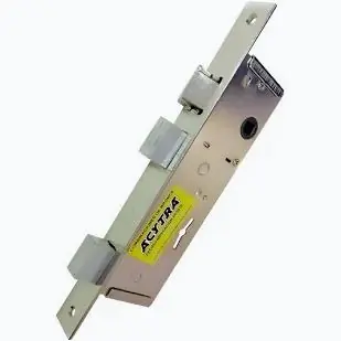 Cerradura Doble Paleta Pasador Blindex Angosta Acytra 601