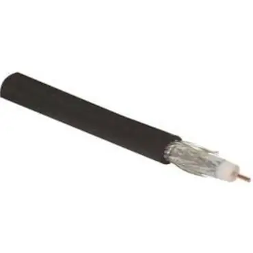 Cable Coaxil RG6 75 Ohm CATV Negro