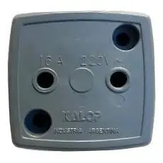 Base Industrial 2 x 16 Amp.