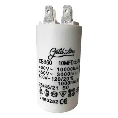Condensador 14 μF x 400V con Tornillo con Terminal Pala