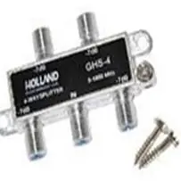 Derivador TV 4 Vias 75 Ohm Completo (C0)