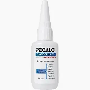 Adhesivo instantaneo Cianocrilato x 20 Gr