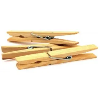 Broches de Madera x 12 Unidades