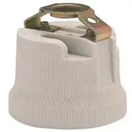 Portalampara Ceramico E27 con Puente
