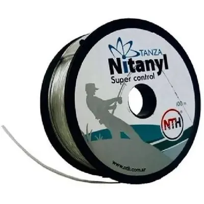 Tanza de Pesca 0,80 mm x 100 Mts Transparente.